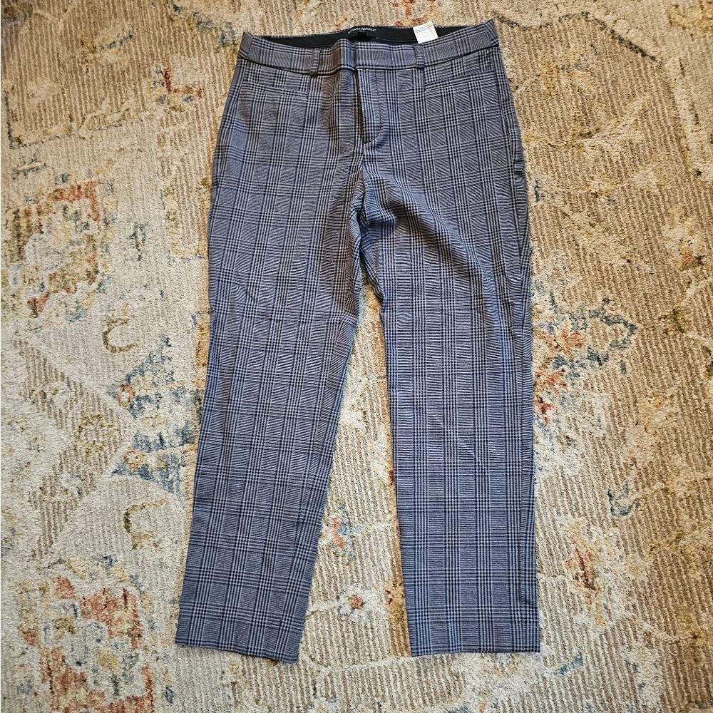 Banana Republic Gray And Blue Pants Size 6 With 27-in Inseam Like New